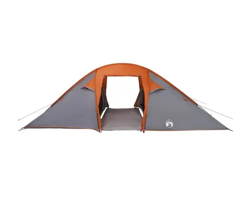 Tunelinė Palapinė Pilka Ir Oranžinė 510 X 240 X 156 Cm Tafta