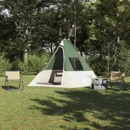 Tipi Telk Katusega Õhuavaga Roheline 383 X 338 X 217 Cm Taft