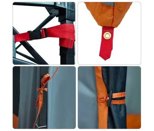 Acs Iekšējā Telts Pelēka 290 X 288 Cm Vidaxl