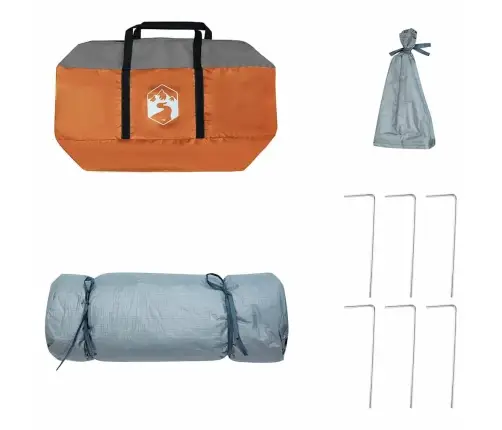 Acs Iekšējā Telts Pelēka 290 X 288 Cm Vidaxl