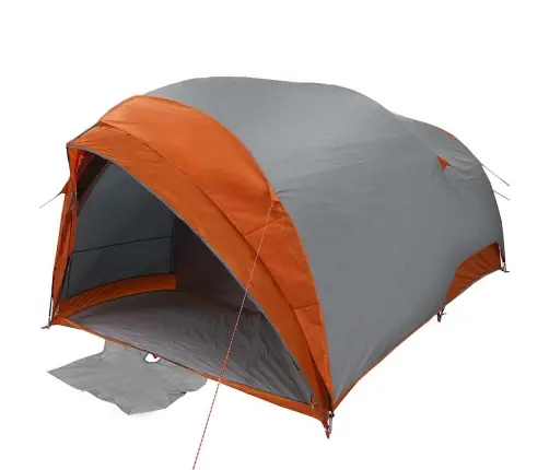 Tunelinė Palapinė Pilka Ir Oranžinė 410 X 285 X 198 Cm Tafta
