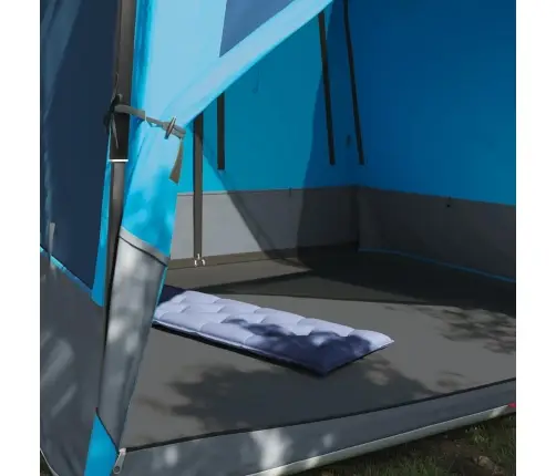 Telts Ar Jumtu Cits Ar Gaisa Ventilāciju Zils Un Melns 291 X 291 Cm Vidaxl