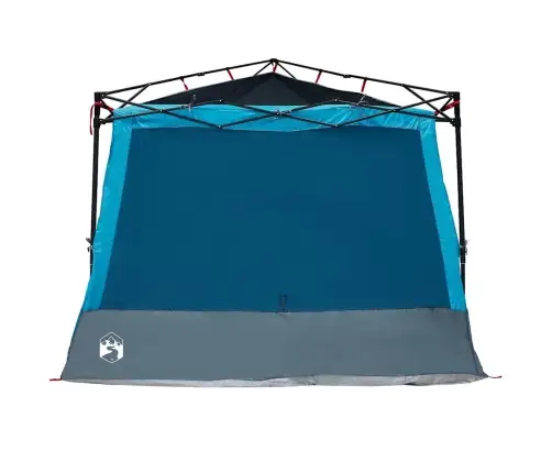 Telts Ar Jumtu Cits Ar Gaisa Ventilāciju Zils Un Melns 291 X 291 Cm Vidaxl