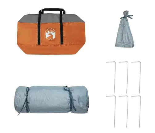 Acs Iekšējā Telts Pelēka 291 X 291 Cm Vidaxl