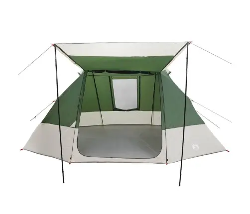 Kempingo Palapinė Su Stogu Žalia 482 X 360 X 227 Cm Tafta