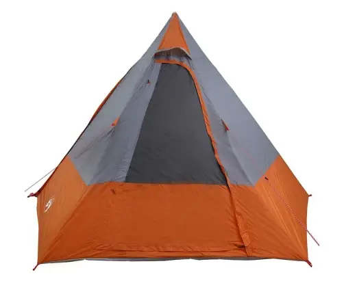 Telts Pelēka Ar Oranžu 482 X 360 X 227 Cm Vidaxl