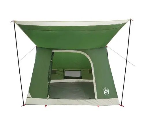 Kempingo Palapinė Su Stogu Žalia 223 X 163 X 130 Cm Tafta