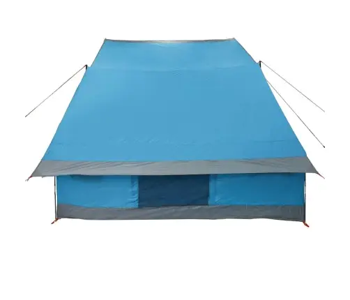 Kempingo Palapinė Su Stogu Mėlyna 223 X 163 X 130 Cm Tafta