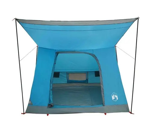 Kempingo Palapinė Su Stogu Mėlyna 223 X 163 X 130 Cm Tafta