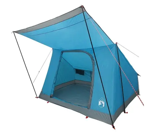 Kempingo Palapinė Su Stogu Mėlyna 223 X 163 X 130 Cm Tafta