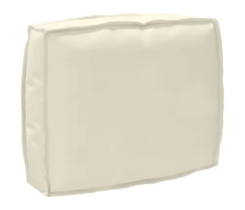 2 Daļu Paletju Pārsējs Komplekts Krēmkrāsas Oxford Audums Vidaxl