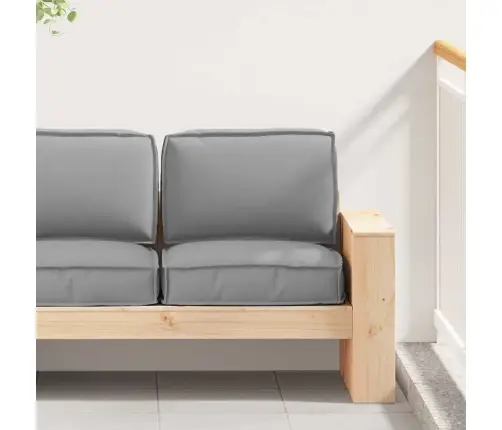 2 Gab. Paletes Spilvenu Komplekts Pelēkā Oksforda Audumā Vidaxl