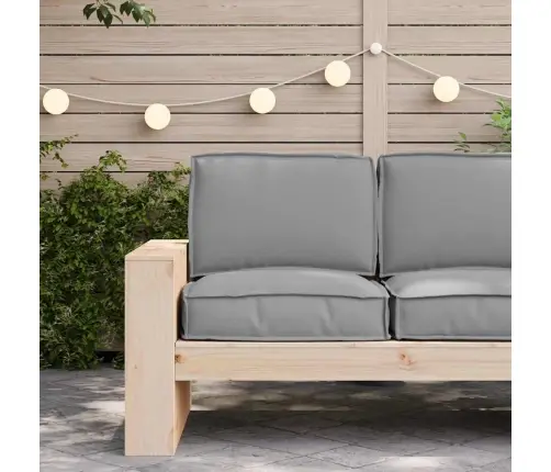 2 Gab. Paletes Spilvenu Komplekts Pelēkā Oksforda Audumā Vidaxl