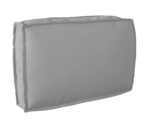 2 Gab. Paletes Spilvenu Komplekts Pelēkā Oksforda Audumā Vidaxl