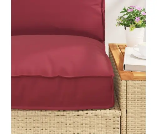 2 Cilvēku Paletes Spilvenu Komplekts Krēmkrāsā Oxford Audums Vidaxl