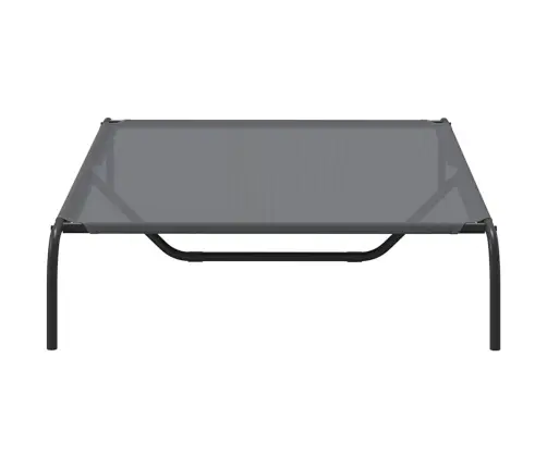 Paaukštinta Šunų Lova, Pilka 130X80X20 Cm Tekstilės Ir Plieno