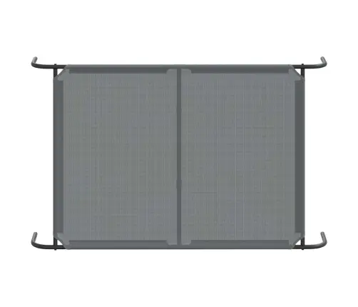 Paaukštinta Šunų Lova, Pilka 130X80X20 Cm Tekstilės Ir Plieno