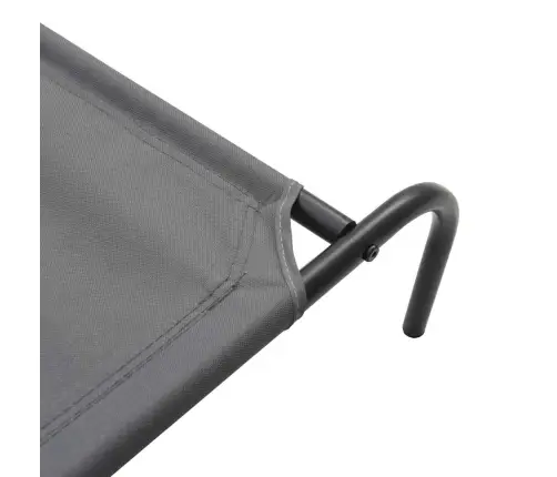 Paaukštinta Šunų Lova, Pilka 90X50X20 Cm Oksfordo Audinys