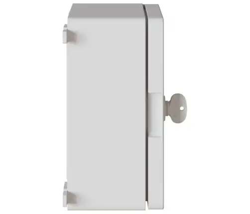 Control Cabinet Pilka 47 X 20 X 60 Cm Abs Plastikas