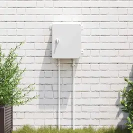 Kontroles Skapītis Pelēka 25 X 13 X 30 Cm Abs Plastmasa Vidaxl