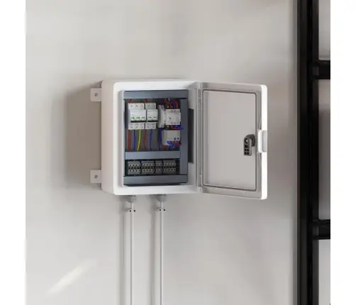 Kontroles Skapītis Ip65 Ūdensnecaurlaidīgs Pelēks 25X13X30 Cm Abs Plastmasas Vidaxl