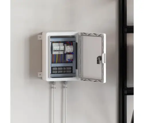 Control Cabinet Pilka 47 X 20 X 60 Cm Abs Plastikas