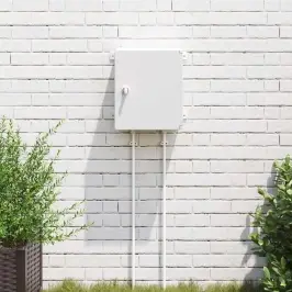 Kontroles Skapis Pelēka 47 X 20 X 60 Cm Abs Plastmasa Vidaxl