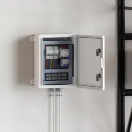 Control Cabinet Pilka 47 X 20 X 60 Cm Abs Plastikas