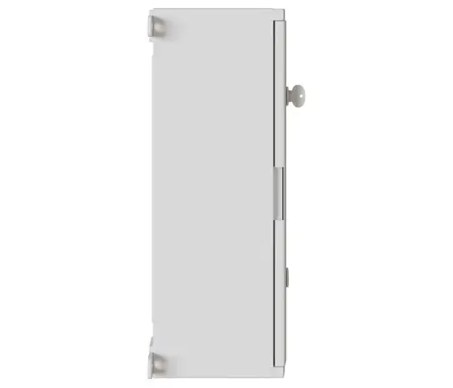 Kontroles Skapis Ip65 Ūdensizturīgs Pelēks 50X23X60 Cm Abs Plastmasa Vidaxl