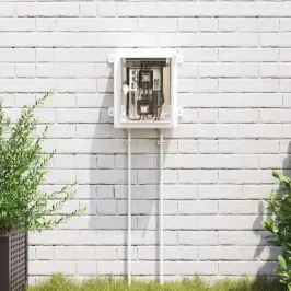 Kontroles Skapis Pelēka 47 X 20 X 60 Cm Abs Plastmasa Vidaxl