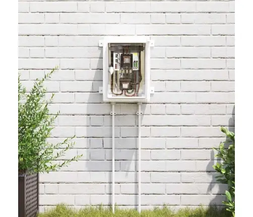 Control Cabinet Pilka 47 X 20 X 60 Cm Abs Plastikas