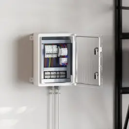 Control Cabinet Pilka 30 X 16,5 X 40 Cm Abs Plastikas