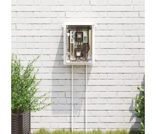 Kontroles Skapītis Ip65 Ūdensizturīgs Pelēks 30X19,5X40 Cm Abs Plastmasa Vidaxl