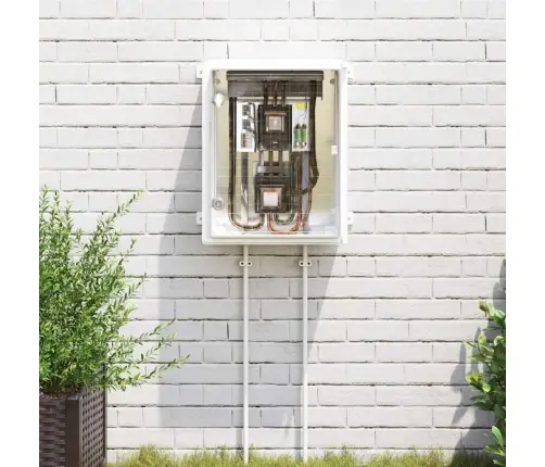 Control Cabinet Pilka 40 X 17,5 X 50 Cm Abs Plastikas