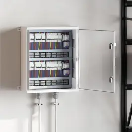 Kontroles Skapis Pelēka 50 X 22 X 60 Cm Abs Plastmasa Vidaxl