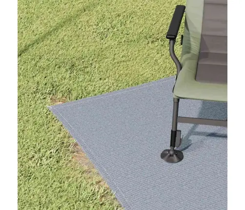 Telts Aksesuārs Zilo Pelēks Poliesters 200 X 200 Cm Taisnstūris Vidaxl