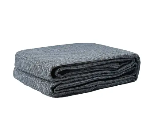 Palapinės Kilimėlis Mėlyna Ir Pilka 400 X 250 Cm Polietilenas