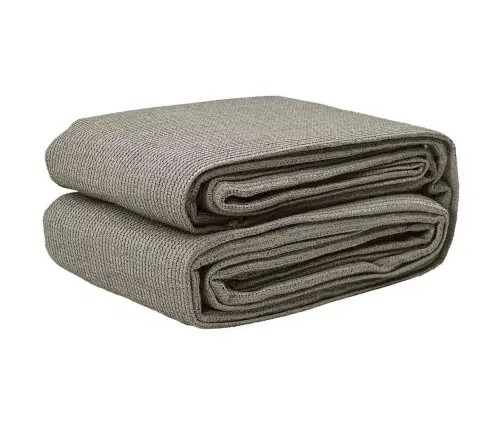 Telts Paklājs Gaiši Pelēka 200 X 400 Cm Polietilēns Vidaxl