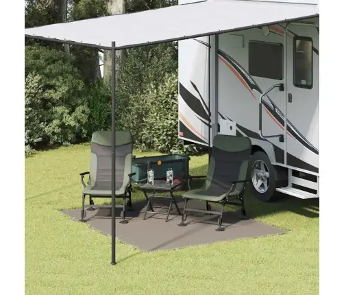 Telts Piederums Gaiši Pelēks Poliesters 250 X 200 Cm Vidaxl Telts Piederums Gaiši Pelēks Poliesters 250 X 200 Cm Vidaxl