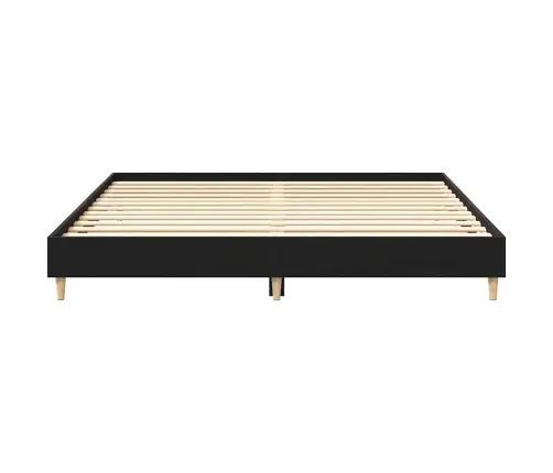 Lovos Rėmas Juoda Ąžuolo 200 X 200 Cm Apdirbta Mediena