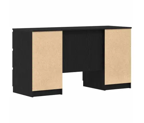 Laud Sahtliga Must Tamm 140 X 50 X 76 Cm Tehispuit