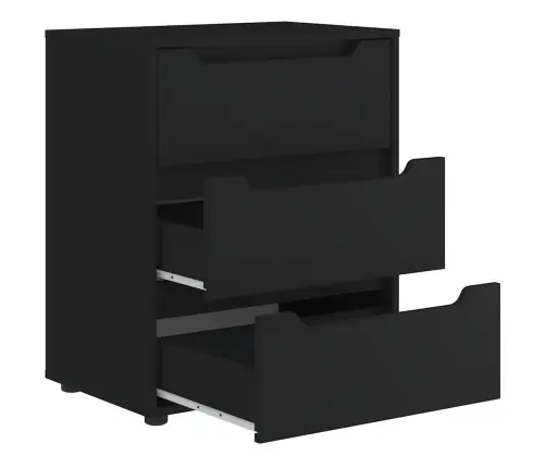 Indauja Visnes Juoda 60X40X73 Cm Inžinierinė Mediena