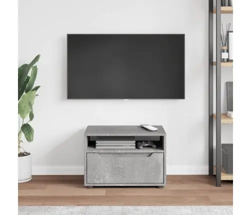 Televizoriaus Spintelė Visnes Betoninė Pilka 60X40X38 Cm
