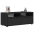 Tv Skapis "Visnes" Melns 100X40X38 Cm Inženierijas Koks Vidaxl
