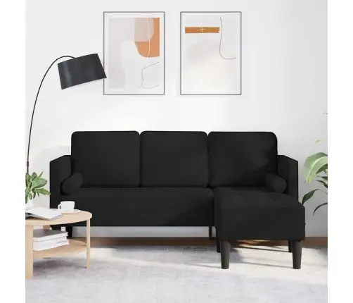 Diivanikomplekt Must 173 X 131 X 67 Cm Kangas