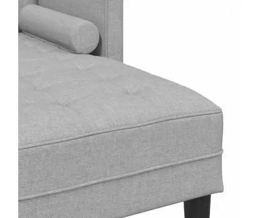 3-Vietīgs L Formas Dīvāns Mākonī Pelēkā Krāsā 160 Cm Audumā Vidaxl 3-Vietīgs L Formas Dīvāns Mākonī Pelēkā Krāsā 160 Cm Audumā Vidaxl