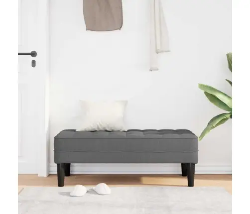 Sols Tumši Pelēks 113X57X39 Cm Audums Vidaxl