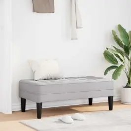 Suoliukas Su Pagalve Debesų Pilka 113 X 57 X 39 Cm Audinys