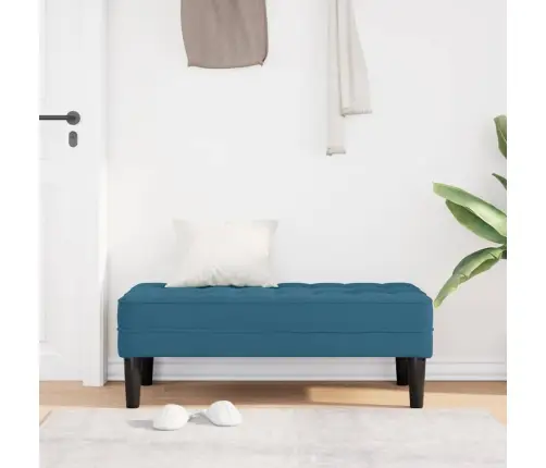 Sols Zils 113X57X39 Cm Samts Vidaxl