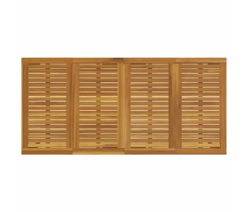 Lauko Stalai Natūralios Ir Juodos Spalvos 200 X 90 X 75 Cm